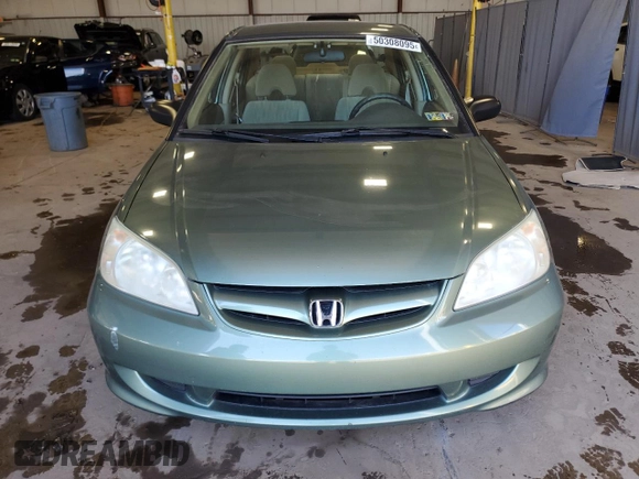 2004 Honda Civic LX with VIN 1HGES16584L020091, listed as a Copart auction lot 50308095 with 97,208 mi miles and Salvage Title. Bid and sale history available at DreamBid. Image 5.