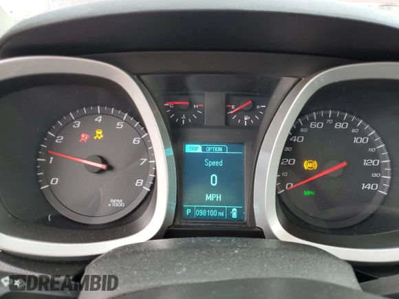 2016 Chevrolet Equinox LT with VIN 2GNALCEK6G6235115, listed as a Copart auction lot 54173885 with 98,100 mi miles and Non Repairable. Bid and sale history available at carsss.com. Image 9.