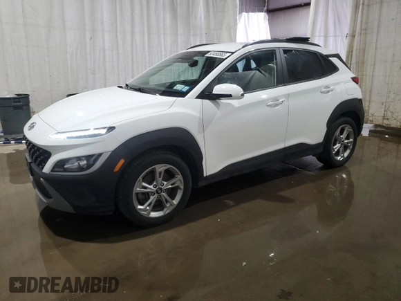 2023 Hyundai Kona SEL with VIN KM8K6CAB4PU943936, listed as a Copart auction lot 53480865 with 20,968 mi miles and Salvage Title. Bid and sale history available at carsss.com. Image 1.