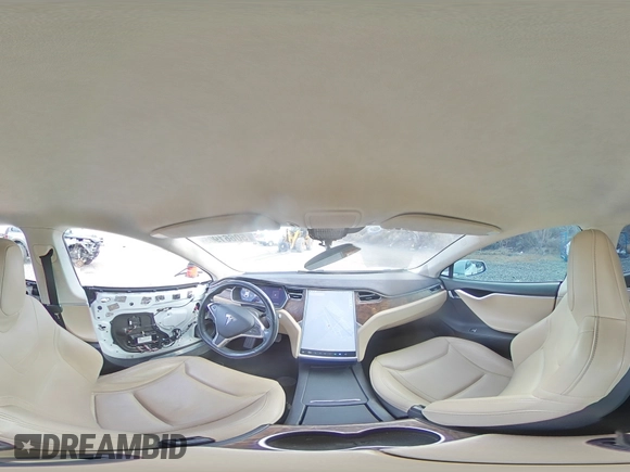 2016 Tesla Model S 90D with VIN 5YJSA1E27GF142380, listed as a Copart auction lot 50661905 with 104,865 mi miles and Salvage Title. Bid and sale history available at DreamBid. Image 15.
