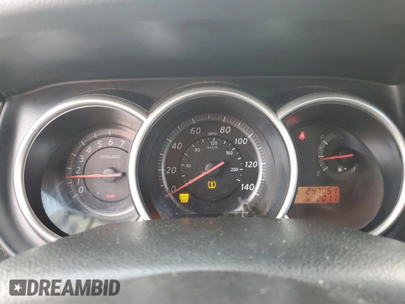 2011 Nissan Versa S with VIN 3N1BC1AP4BL420919, listed as a Copart auction lot 53614525 with 247,051 mi miles and Salvage title. Bid and sale history available at DreamBid. Image 9.