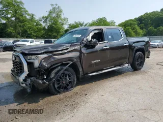 2023 Toyota Tundra Limited with VIN 5TFJA5DB8PX105896, listed as a Copart auction lot 57961075 with 7,985 mi miles and Salvage title. Bid and sale history available at DreamBid. Image 1.