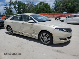 2014 Lincoln MKZ with VIN 3LN6L2G96ER817767, listed as a Copart auction lot 56537015 with 127,373 mi miles and Salvage title. Bid and sale history available at DreamBid. Image 4.