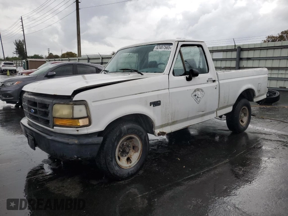 1995 Ford F-150 with VIN 1FTEF15Y4SNB25498, listed as a Copart auction lot 52487565 with 0 mi miles and Clean Title. Bid and sale history available at carsss.com. Image 1.