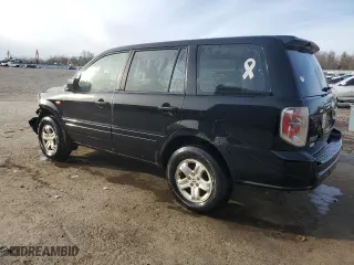 2007 Honda Pilot LX with VIN 2HKYF18167H508118, listed as a Copart auction lot 41486725 with 274,278 mi miles and Clean Title. Bid and sale history available at carsss.com. Image 2.