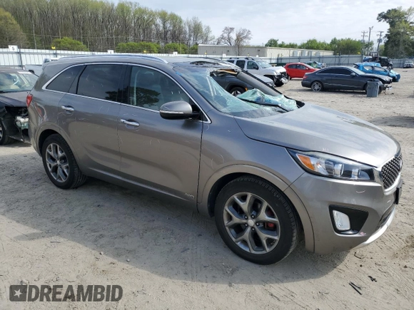 2016 Kia Sorento SX with VIN 5XYPKDA50GG102302, listed as a Copart auction lot 51638385 with 101,063 mi miles and Salvage Title. Bid and sale history available at carsss.com. Image 4.