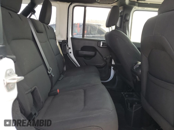 2023 Jeep Wrangler Sport S with VIN 1C4HJXDN7PW671722, listed as a Copart auction lot 42614755 with 41,584 mi miles and Salvage Title. Bid and sale history available at DreamBid. Image 11.