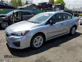 2017 Subaru Impreza Premium z VIN 4S3GKAB60H3613777, wystawiony jako Copart lot #57278615 z przebiegiem 51 747 mil mil oraz Szkoda całkowita • Salvage title. Historia ofert i sprzedaży dostępna na DreamBid. Obrazek 1.