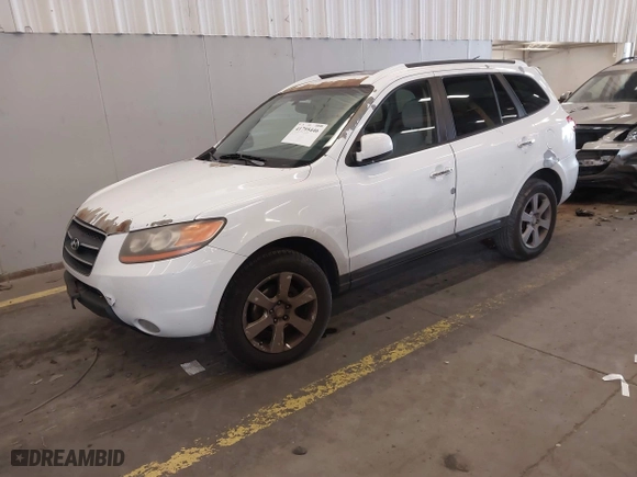 2008 Hyundai Santa Fe SE with VIN 5NMSH13E58H221913, listed as a IAAI auction lot 41795446 with 131,072 mi miles. Bid and sale history available at carsss.com. Image 2.