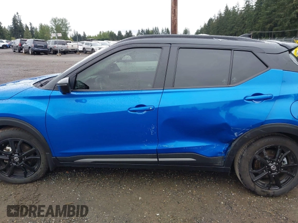 2021 Nissan Kicks SR with VIN 3N1CP5DV8ML561716, listed as a IAAI auction lot 42141359 with 18,137 mi miles and . Bid and sale history available at carsss.com. Image 14.