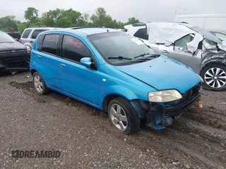 2006 Chevrolet Aveo LT with VIN KL1TG66696B650571, listed as a IAAI auction lot 41443167 with 166,087 mi miles and . Bid and sale history available at DreamBid. Image 1.