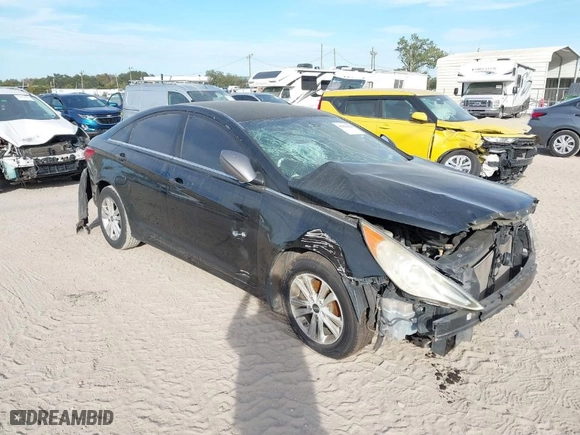 2011 Hyundai Sonata GLS with VIN 5NPEB4ACXBH298675, listed as a IAAI auction lot 41021020 with 160,588 mi miles. Bid and sale history available at carsss.com. Image 1.