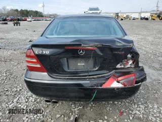 2007 Mercedes-Benz C 2.5L Sport with VIN WDBRF52H67F932666, listed as a Copart auction lot 46183785 with 196,832 mi miles and Salvage Title. Bid and sale history available at carsss.com. Image 6.