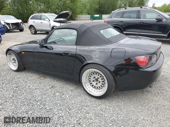 2000 Honda S2000 с VIN JHMAP1143YT008383, выставлен на аукционе Copart как лот 56926725 с пробегом 110 162 миль миль и Чистый • Clean title. История ставок и продаж доступна на DreamBid. Изображение 2.