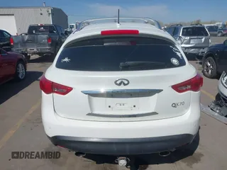 2014 Infiniti QX70 with VIN JN8CS1MW7EM413033, listed as a IAAI auction lot 41993136 with 148,838 mi miles and . Bid and sale history available at DreamBid. Image 17.