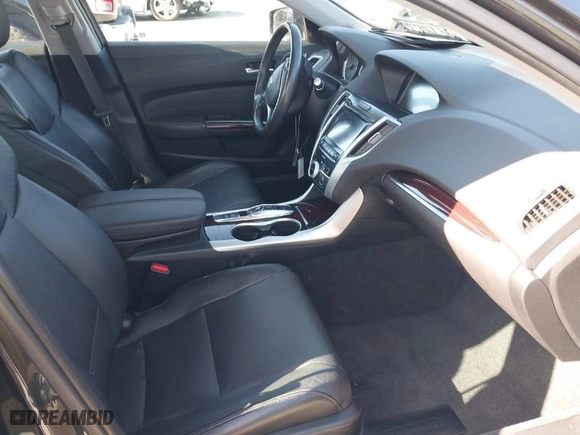 2015 Acura TLX V6 Tech with VIN 19UUB2F57FA001662, listed as a IAAI auction lot 41744255 with 146,778 mi miles. Bid and sale history available at carsss.com. Image 5.