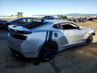 2018 Chevrolet Camaro 1LT with VIN 1G1FB1RS8J0135798, listed as a Copart auction lot 48770455 with 45,912 mi miles and Salvage Title. Bid and sale history available at carsss.com. Image 3.