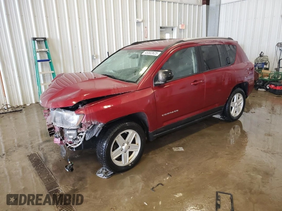 2016 Jeep Compass Sport with VIN 1C4NJDBB3GD756496, listed as a Copart auction lot 45302625 with 0 mi miles and Non Repairable. Bid and sale history available at carsss.com. Image 1.
