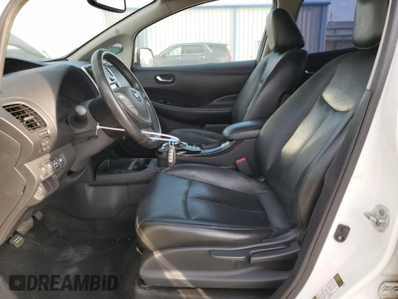 2015 Nissan LEAF SV with VIN 1N4AZ0CP2FC305774, listed as a Copart auction lot 50722495 with 64,142 mi miles and Salvage Title. Bid and sale history available at carsss.com. Image 7.