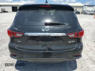 2019 Infiniti QX60 Luxe with VIN 5N1DL0MM7KC558754, listed as a Copart auction lot 58297695 with 83,375 mi miles and Salvage title. Bid and sale history available at DreamBid. Image 6.