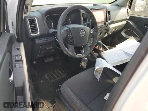 2024 Nissan Frontier S with VIN 1N6ED1CL4RN630008, listed as a Copart auction lot 48844735 with Not Provided miles and Salvage Title. Bid and sale history available at DreamBid. Image 8.