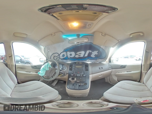 2008 Kia Sedona LX with VIN KNDMB233686258013, listed as a Copart auction lot 50069834 with 308,111 mi miles and Salvage Title. Bid and sale history available at carsss.com. Image 14.