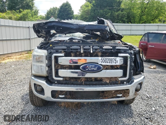 2015 Ford F-350 Platinum with VIN 1FT8W3BT1FEA38732, listed as a Copart auction lot 55020975 with Not Provided miles and Salvage Title. Bid and sale history available at DreamBid. Image 5.