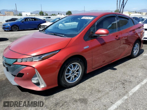 2017 Toyota Prius Plus with VIN JTDKARFP7H3007293, listed as a Copart auction lot 63872425 with 18,268 mi miles and Salvage title. Bid and sale history available at DreamBid. Image 1.