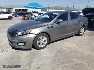 2015 Kia Optima LX with VIN 5XXGM4A78FG489731, listed as a Copart auction lot 52524865 with 86,303 mi miles and Salvage Title. Bid and sale history available at carsss.com. Image 1.