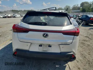 2021 Lexus UX 200 with VIN JTHP3JBH7M2037019, listed as a Copart auction lot 62903445 with Not provided miles and Salvage title. Bid and sale history available at DreamBid. Image 6.