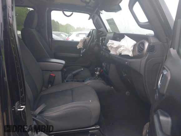 2020 Jeep Wrangler Unlimited Willys with VIN 1C4HJXDN5LW327476, listed as a IAAI auction lot 42128406 with 43,885 mi miles and . Bid and sale history available at DreamBid. Image 5.