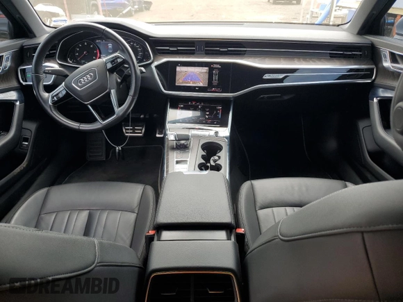 2019 Audi A6 Premium with VIN WAUD8AF24KN129211, listed as a Copart auction lot 59835875 with 56,105 mi miles and Salvage title. Bid and sale history available at DreamBid. Image 8.