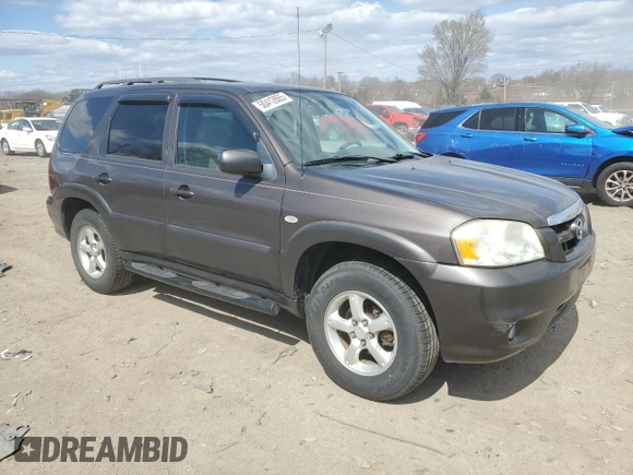 2006 Mazda Tribute i with VIN 4F2YZ92Z76KM26192, listed as a Copart auction lot 50412865 with 152,851 mi miles and Salvage Title. Bid and sale history available at carsss.com. Image 4.