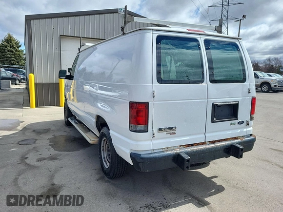 2011 Ford Econoline Cargo Commercial with VIN 1FTNE2EW0BDA77060, listed as a IAAI auction lot 42240040 with 173,512 mi miles and . Bid and sale history available at DreamBid. Image 1.