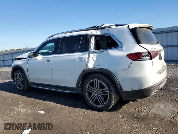 2022 Mercedes-Benz GLS 450 with VIN 4JGFF5KE5NA668145, listed as a Copart auction lot 89244035 with 48,003 mi miles and Salvage Title. Bid and sale history available at DreamBid. Image 2.