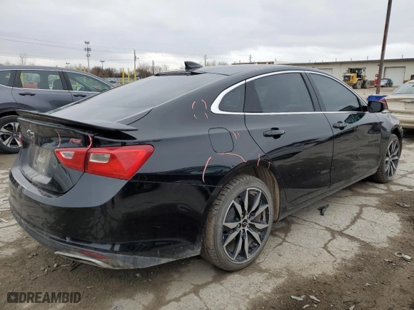2020 Chevrolet Malibu RS with VIN 1G1ZG5ST8LF151220, listed as a Copart auction lot 49691495 with 90,345 mi miles and Salvage Title. Bid and sale history available at carsss.com. Image 3.