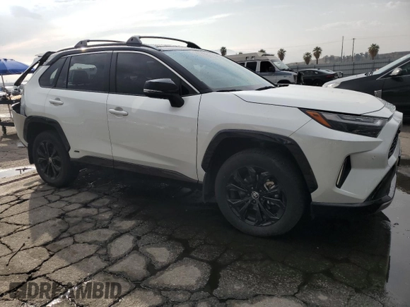 2023 Toyota RAV4 Hybrid XSE z VIN JTME6RFV5PJ035603, wystawiony jako Copart lot #58802745 z przebiegiem 22 750 mil mil oraz Szkoda całkowita • Salvage title. Historia ofert i sprzedaży dostępna na DreamBid. Obrazek 4.