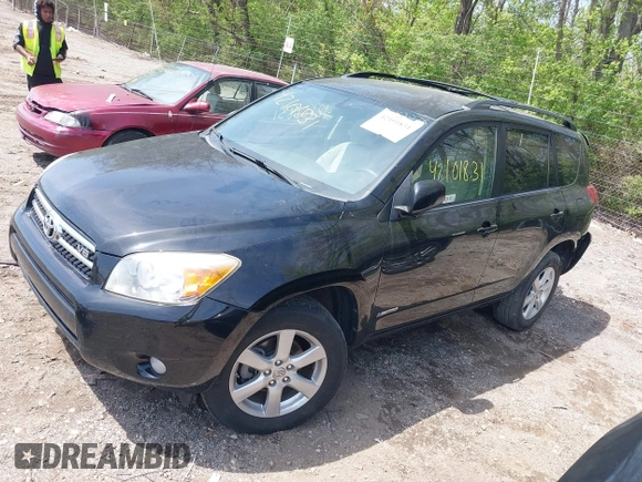 2008 Toyota RAV4 Limited with VIN JTMZK31V686011185, listed as a IAAI auction lot 42101831 with 190,399 mi miles and . Bid and sale history available at DreamBid. Image 2.