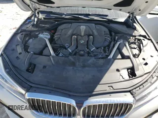 2019 BMW 7 Series 750i with VIN WBA7F0C5XKGM25348, listed as a Copart auction lot 46537485 with 54,365 mi miles and Salvage title. Bid and sale history available at DreamBid. Image 11.