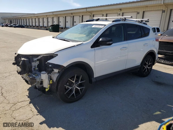 2017 Toyota RAV4 SE with VIN JTMJFREV3HJ715095, listed as a Copart auction lot 49233875 with 74,950 mi miles and Salvage Title. Bid and sale history available at carsss.com. Image 1.
