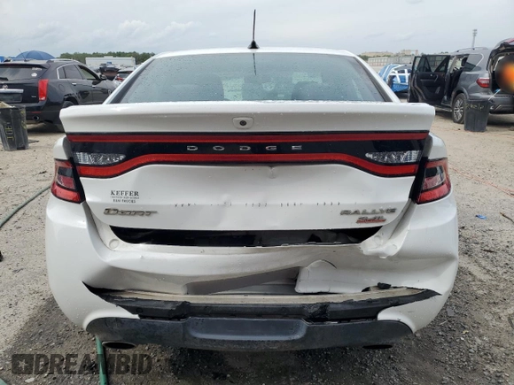 2014 Dodge Dart SXT with VIN 1C3CDFBB3ED670133, listed as a Copart auction lot 52149575 with 151,011 mi miles and Salvage Title. Bid and sale history available at carsss.com. Image 6.