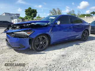 2024 Acura Integra w/A-Spec Package with VIN 19UDE4H33RA007915, listed as a Copart auction lot 60478095 with 15,897 mi miles and Salvage title. Bid and sale history available at DreamBid. Image 1.