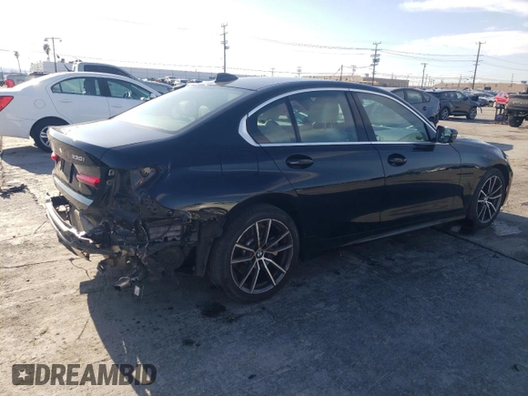 2020 BMW 3 Series 330i with VIN 3MW5R1J0XL8B12117, listed as a Copart auction lot 42361235 with 72,406 mi miles and Salvage Title. Bid and sale history available at carsss.com. Image 3.