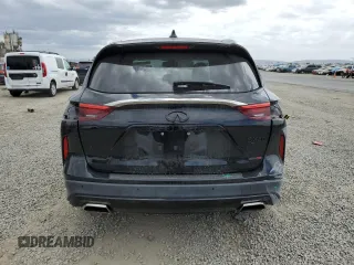 2020 Infiniti QX50 Luxe with VIN 3PCAJ5M38LF120752, listed as a Copart auction lot 52937595 with 40,001 mi miles and Salvage title. Bid and sale history available at DreamBid. Image 6.