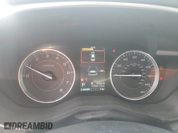 2018 Subaru Crosstrek Limited with VIN JF2GTAMC7JH322154, listed as a Copart auction lot 60253975 with 105,015 mi miles and Salvage title. Bid and sale history available at DreamBid. Image 9.