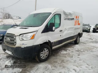 2019 Ford Transit with VIN 1FTYR2CM5KKA90031, listed as a Copart auction lot 48187835 with 175,241 mi miles and Salvage Title. Bid and sale history available at DreamBid. Image 1.
