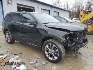 2019 Dodge Durango GT Plus with VIN 1C4RDJDG4KC560629, listed as a Copart auction lot 47756325 with 74,723 mi miles and Salvage Title. Bid and sale history available at DreamBid. Image 4.
