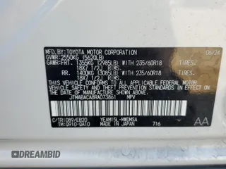 2024 Toyota bZ4X XLE with VIN JTMABACA8RA073861, listed as a Copart auction lot 50030475 with 6,465 mi miles and Salvage Title. Bid and sale history available at DreamBid. Image 14.