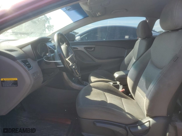 2014 Hyundai Elantra Coupe with VIN KMHDH6AH3EU028324, listed as a Copart auction lot 71984904 with 153,546 mi miles and Salvage Title. Bid and sale history available at carsss.com. Image 7.