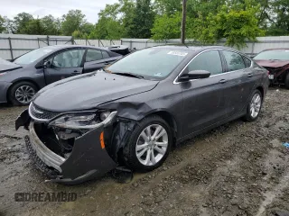 2015 Chrysler 200 Limited z VIN 1C3CCCAB4FN735019, wystawiony jako Copart lot #58580705 z przebiegiem 170 252 mil mil oraz Szkoda całkowita • Salvage title. Historia ofert i sprzedaży dostępna na DreamBid. Obrazek 1.
